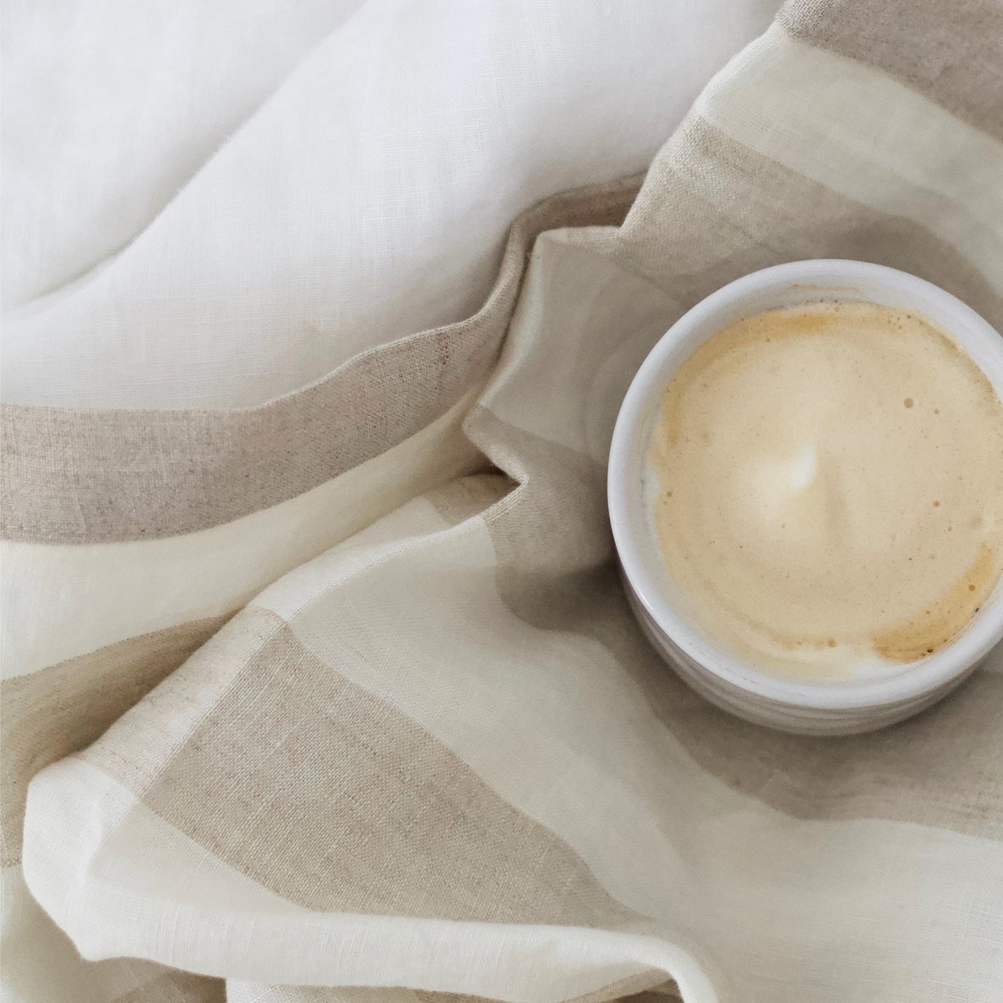 Linen Tea Towel | Wide Stripes