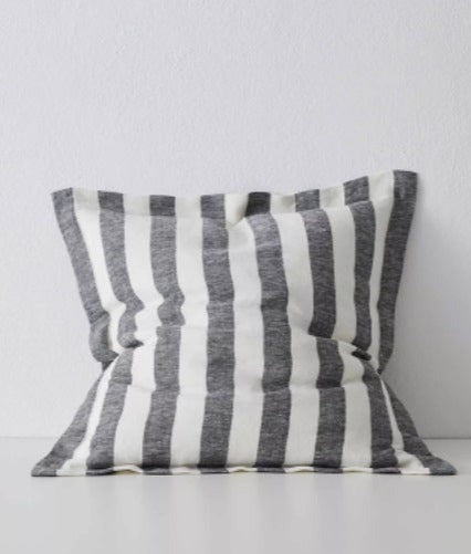 Luca Linen Cushion | Shadow