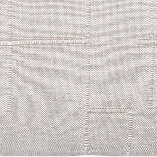 Textured Linen Lumbar Cushion | Natural