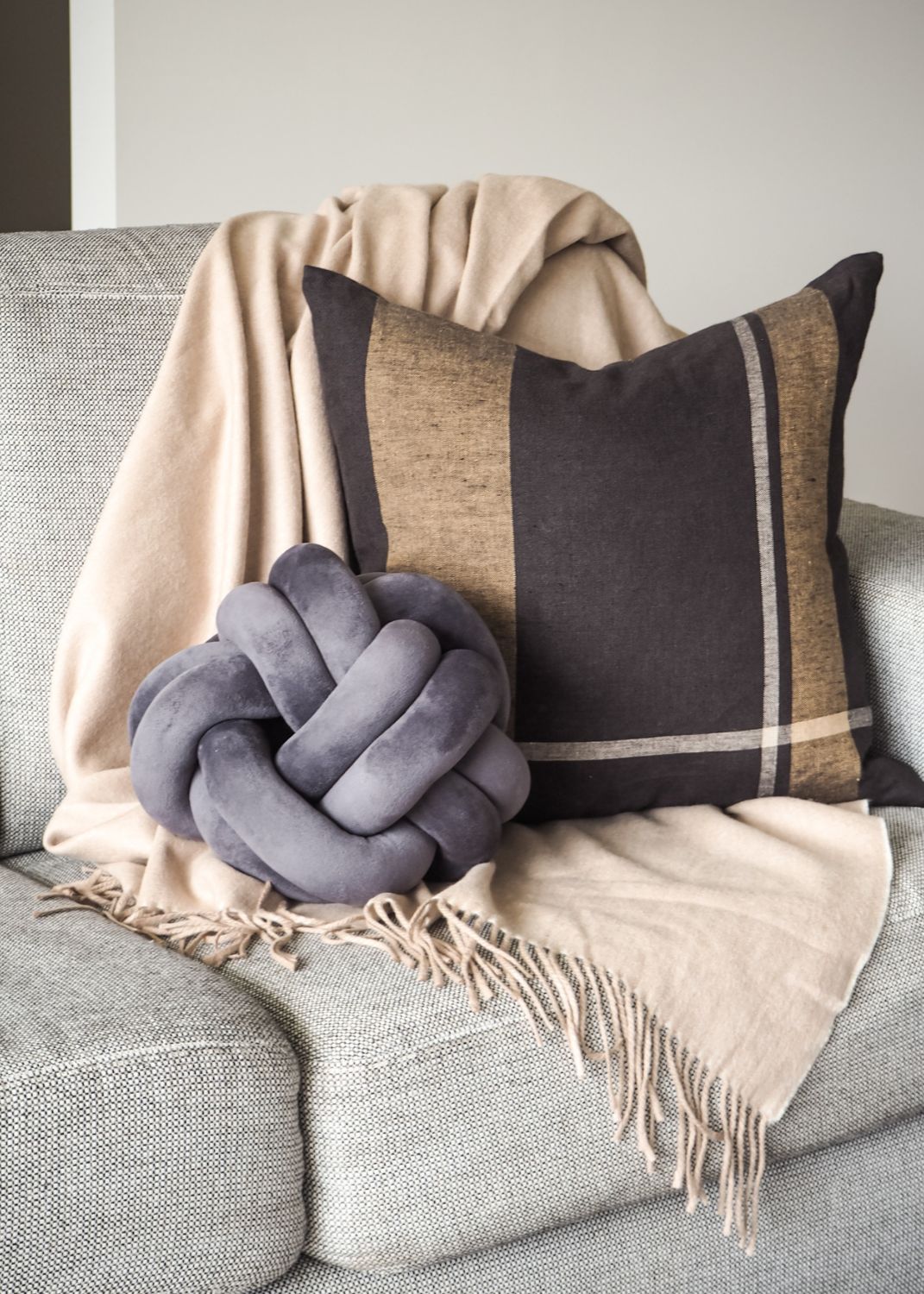 Dembi Linen Cushion - Black