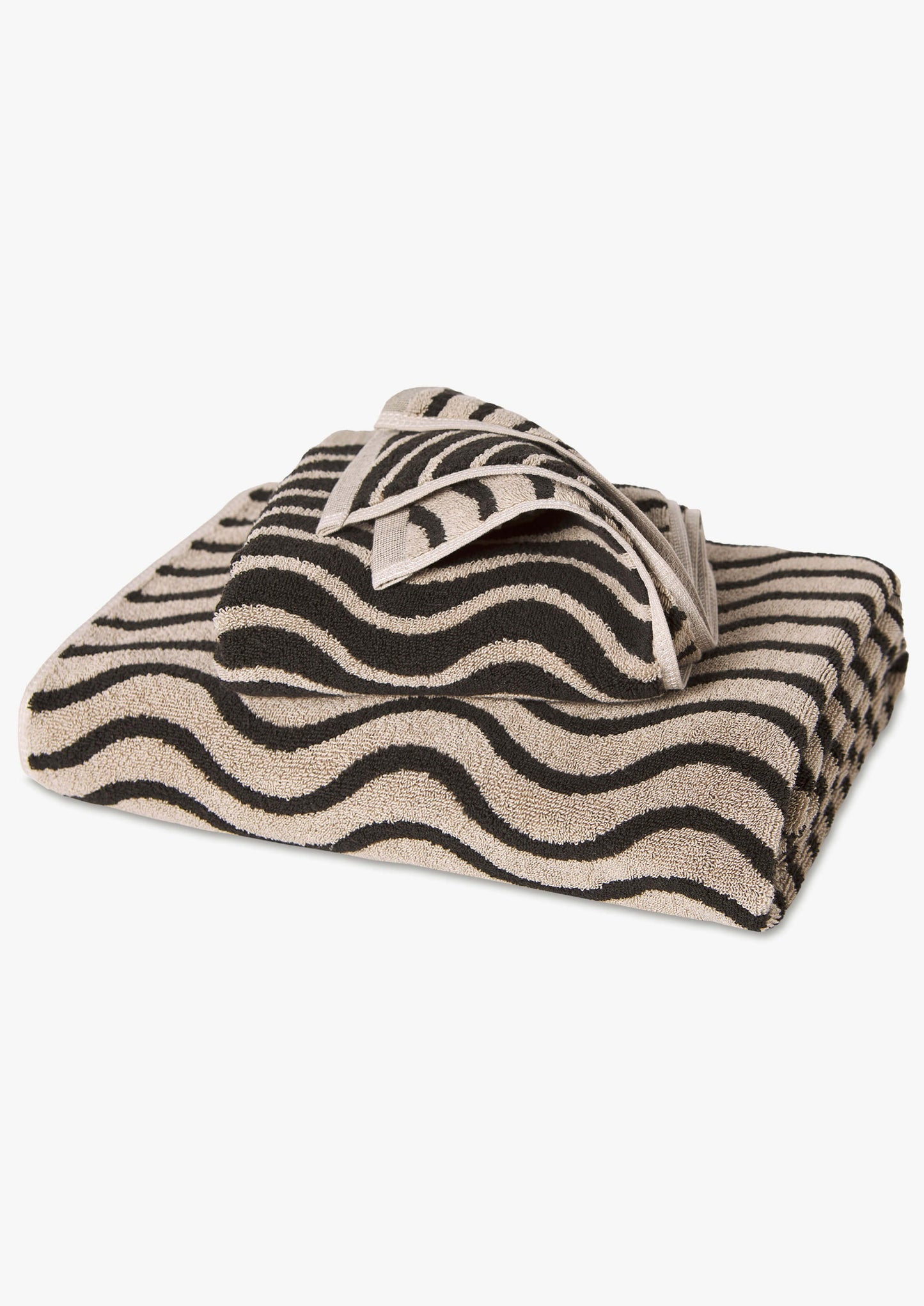 Wave Towels | Black