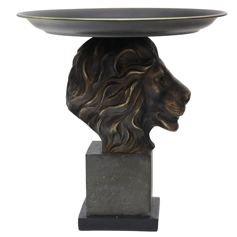 Bronze Lion Tray