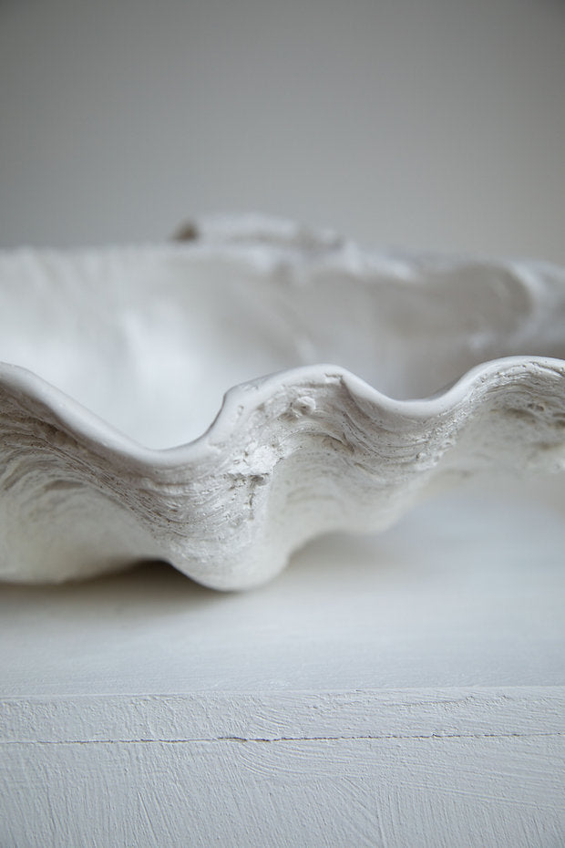 Handmade Giant Clamshell display bowl