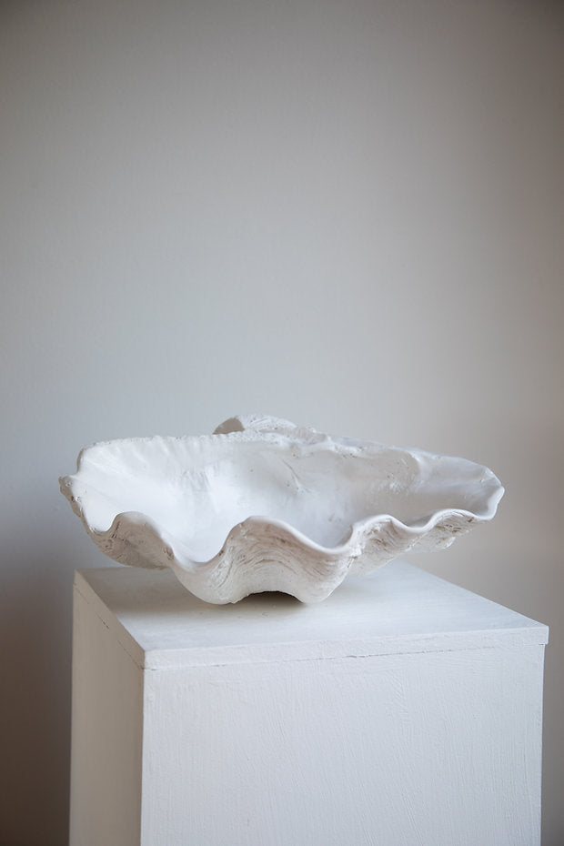Handmade Giant Clamshell display bowl