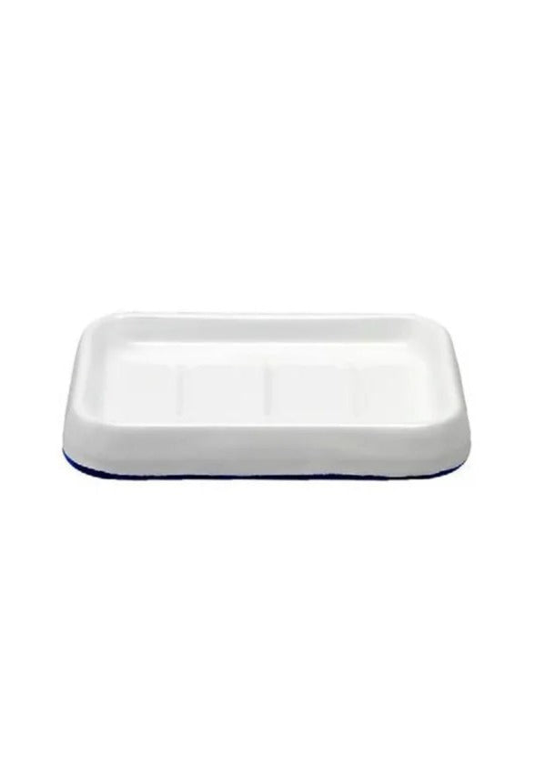 ENAMEL Soap Dish | Black Rim