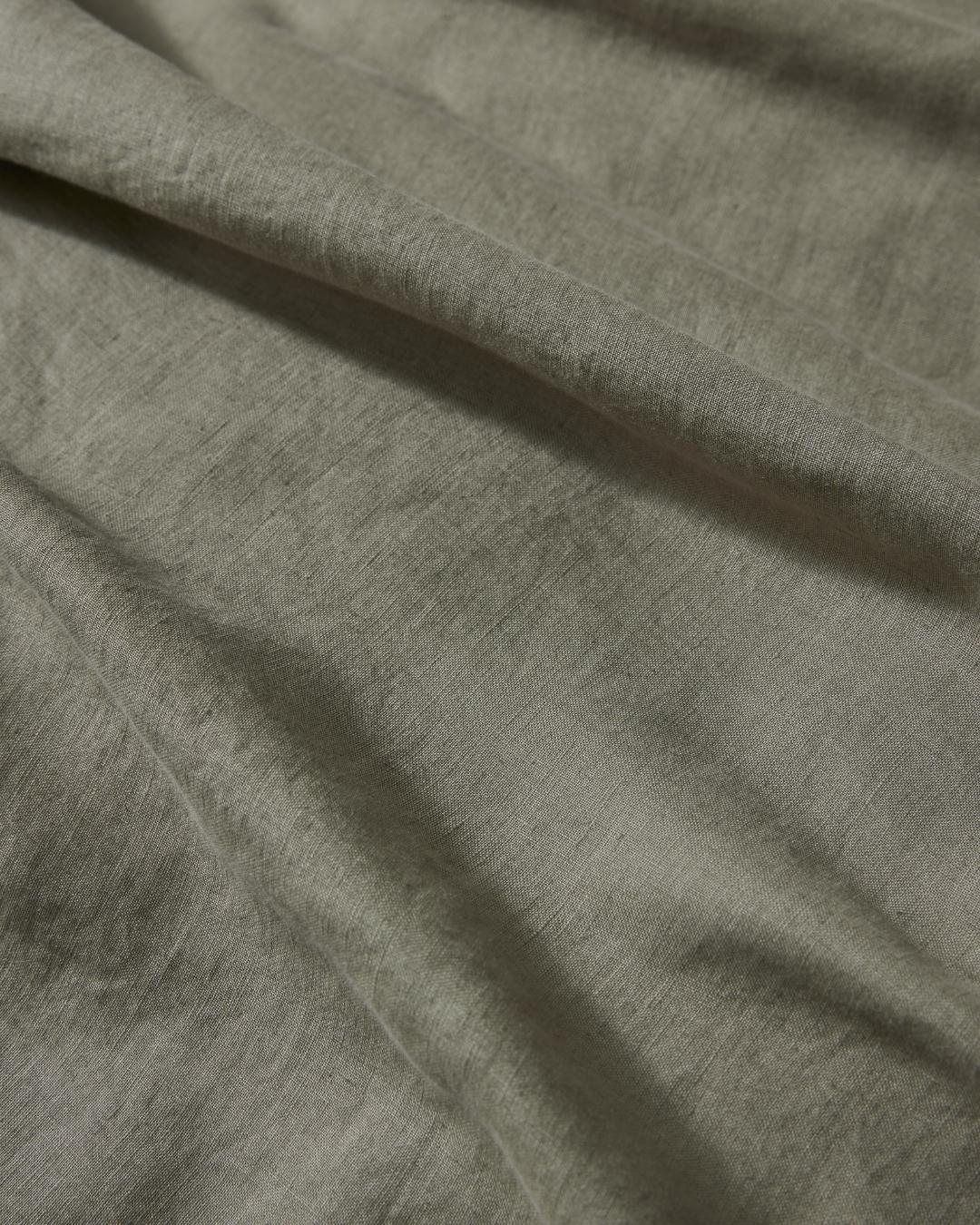 French Flax Linen Duvet Cover | Caper