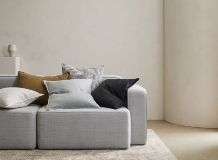 Como Linen Cushions | Clay