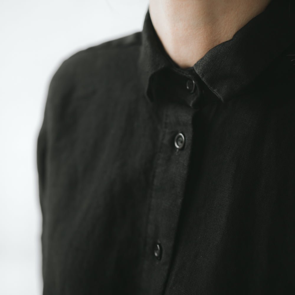 Linen Shirt | Black