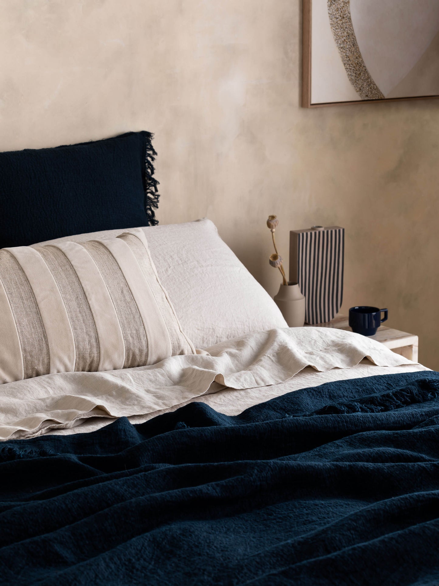French Linen Duvet Cover Set | Oatmeal