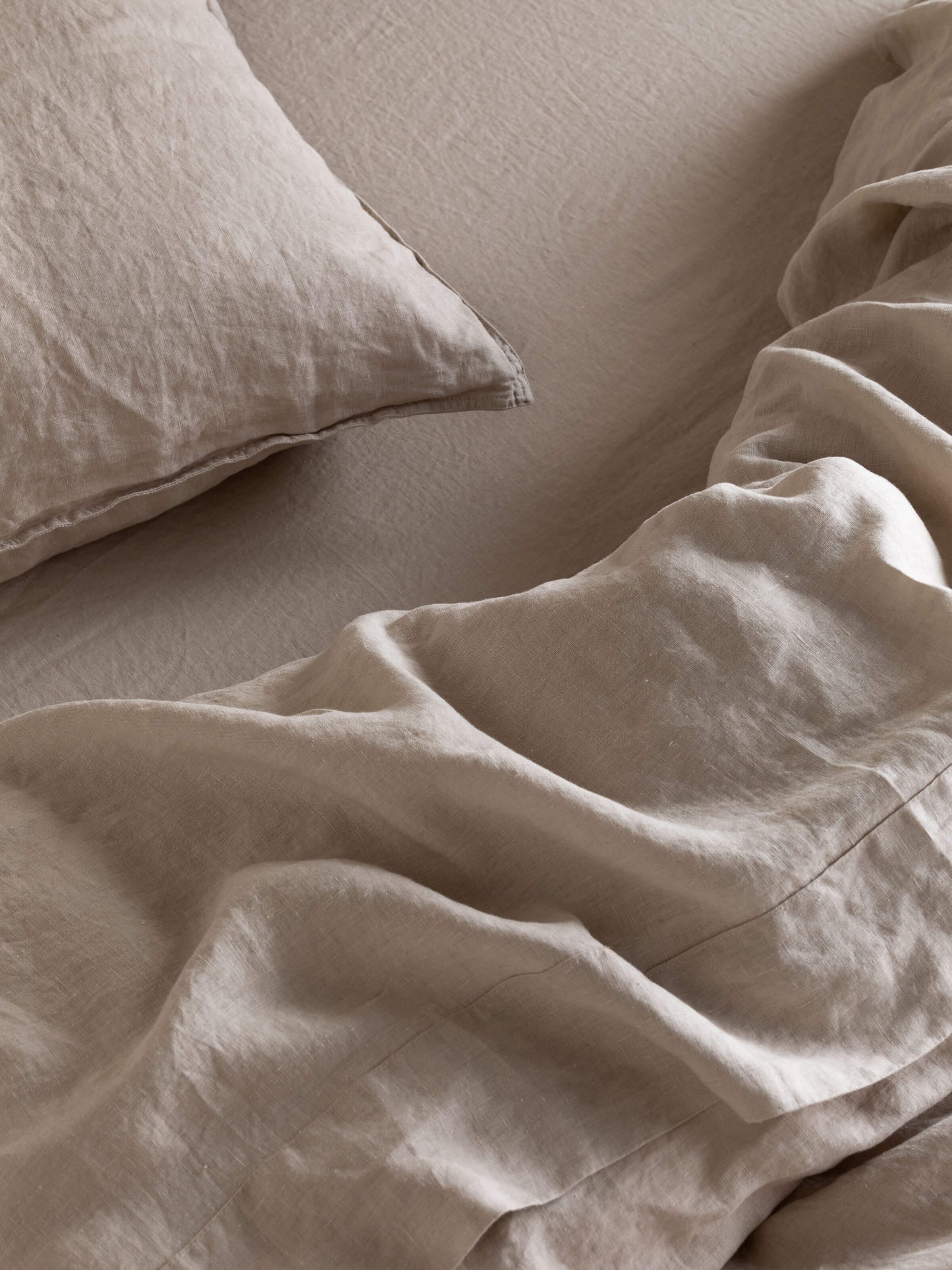 French Linen Duvet Cover Set  | Oatmeal