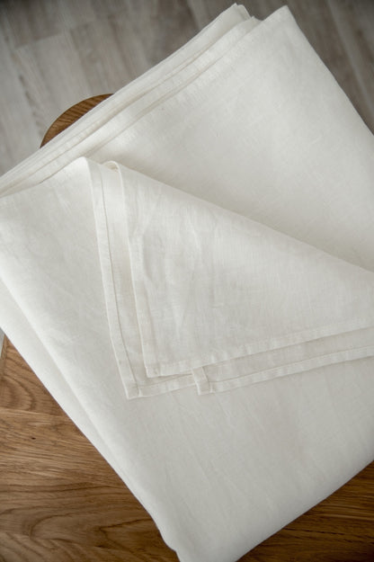 Ivory Linen Flat Sheet | Oeko-Tex® certified