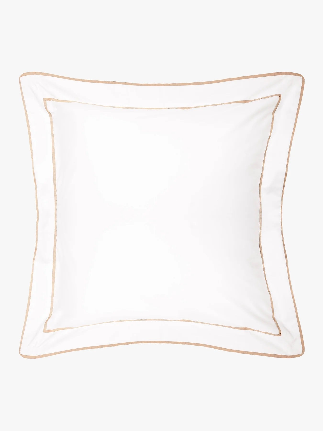 Egyptian Cotton Grosgrain Pillowcases | Caramel