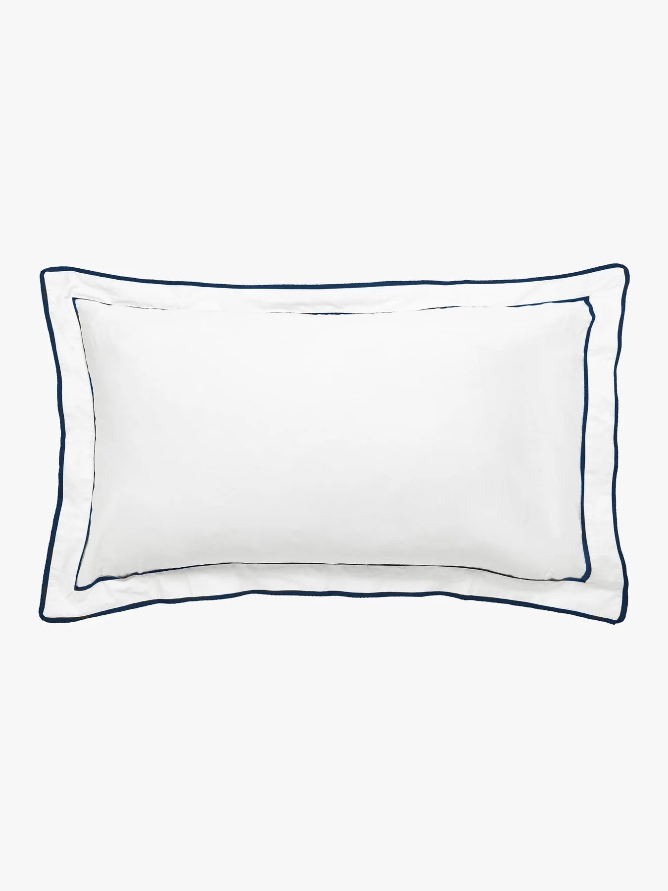 Egyptian Cotton Grosgrain Pillowcases | Navy