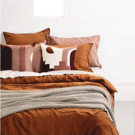 Velvet Cushion | Tobacco