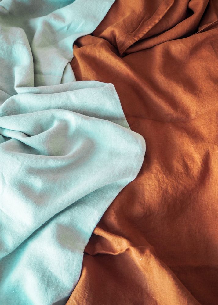 100% Pure Linen Fabric - Tobacco - 280cm