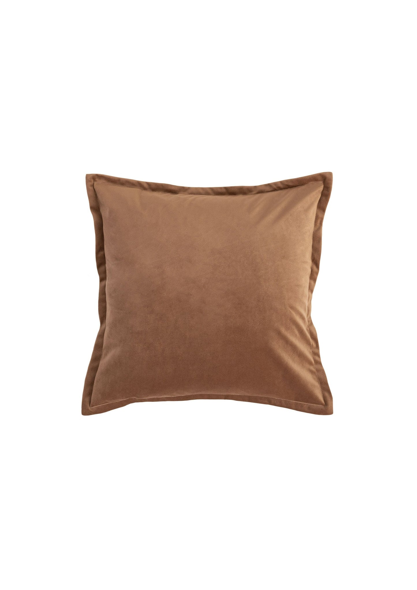 Velvet Cushion in Tobacco