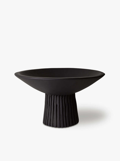 Stoneware Pedestal | Black