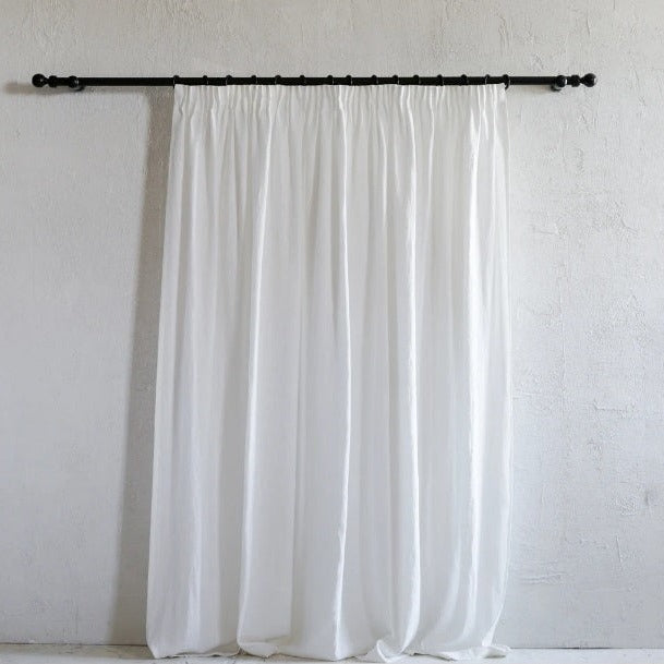 Linen Curtains - Pencil pleat