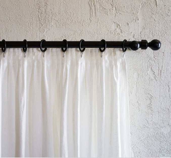 Linen Curtains - Pencil pleat