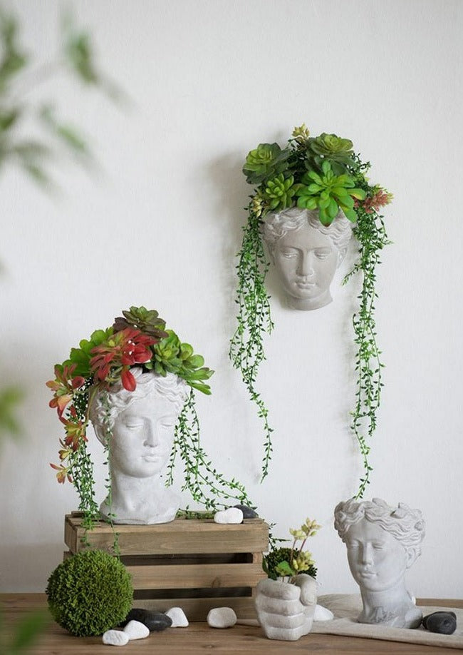 Mia | Cement head Planter