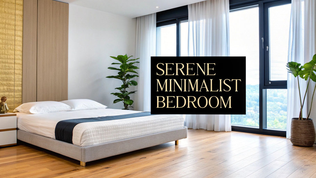 Minimalist Bedroom Design Ideas for a Serene Space