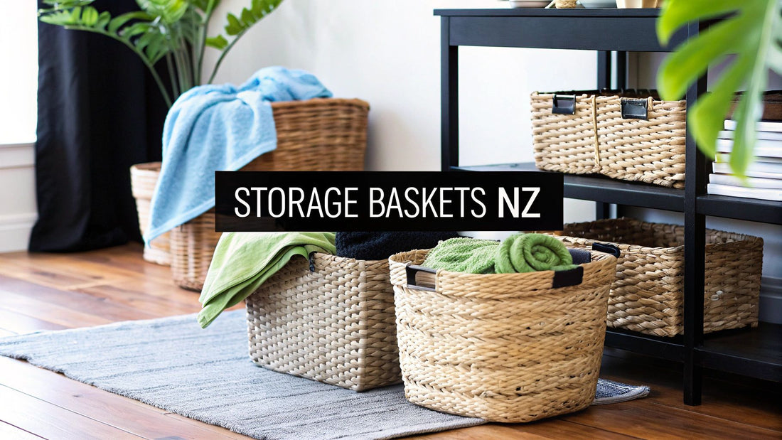 A Guide to Storage Baskets NZ for a Tidy Home