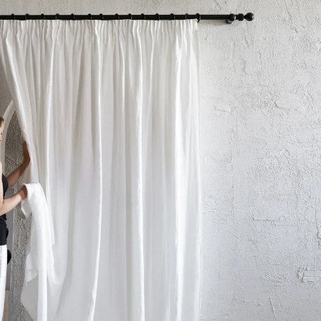 Affordable, custom linen curtains available online