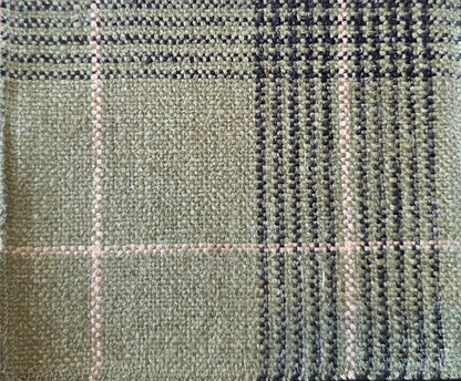 Ralph Plaid Lumbar Cushion - Eucalyptus