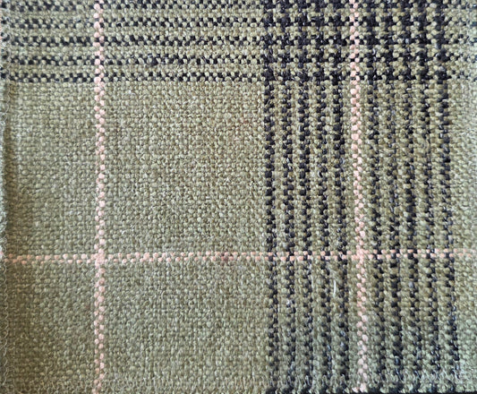 Ralph Plaid Lumbar Cushion - Eucalyptus