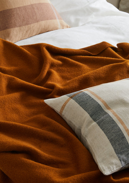 Spice Throw Blanket - 100% New Zealand Wool