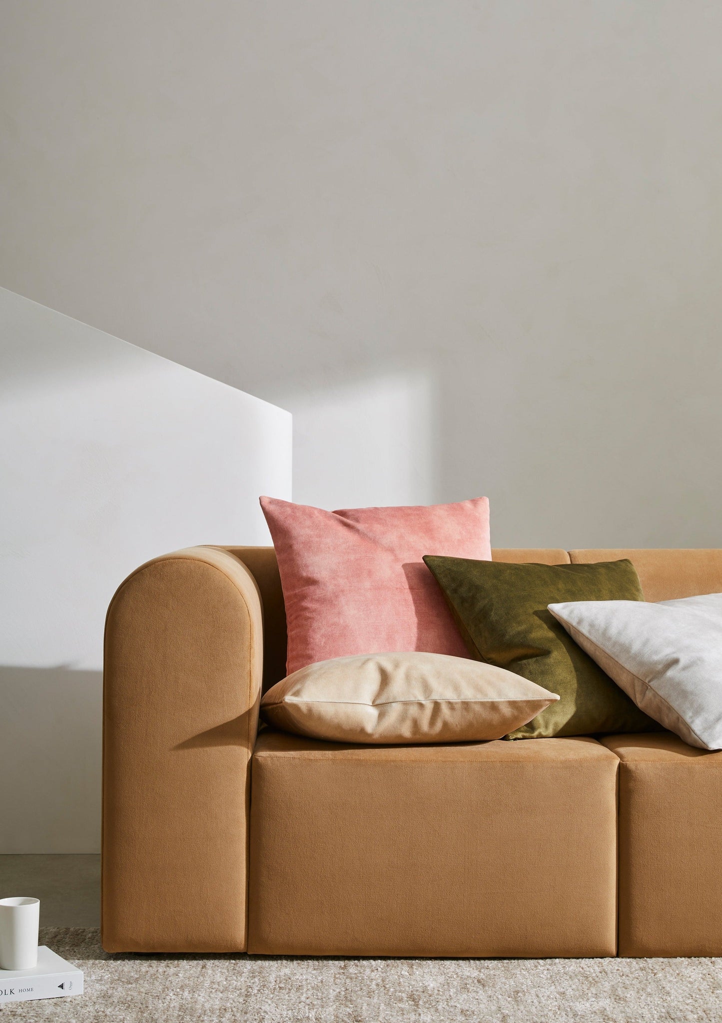 Velvet Cushion | Blush