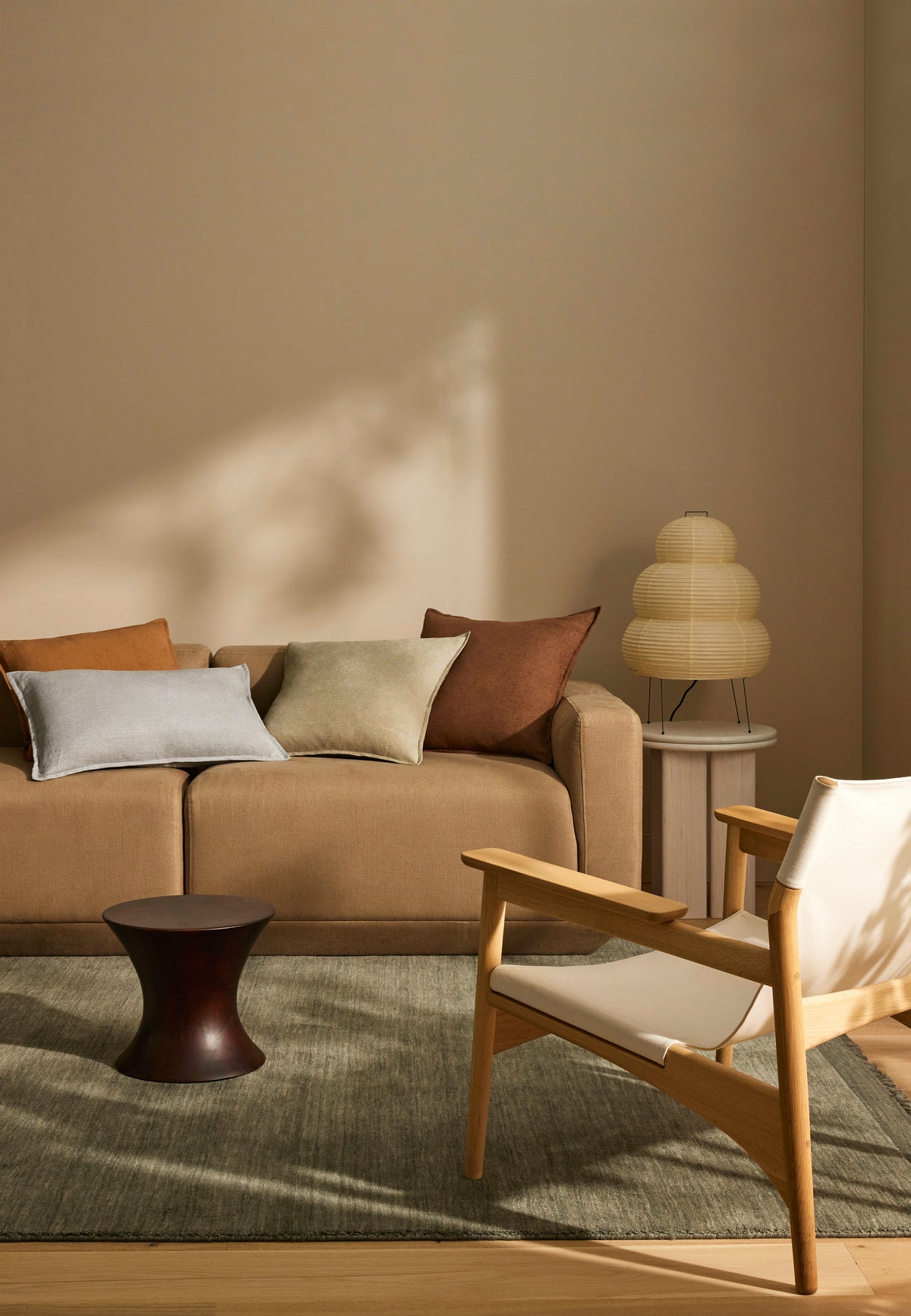 Linen Blend Cushion | Clay