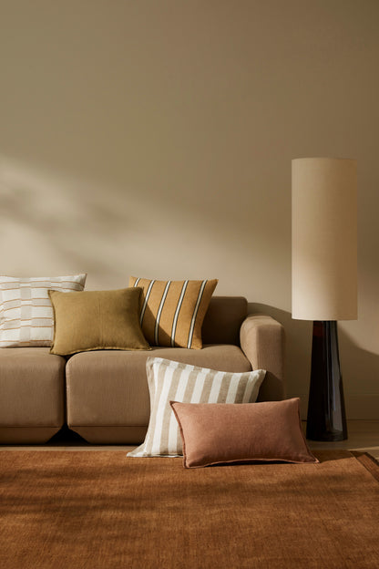 Linen Blend Cushion | Clay