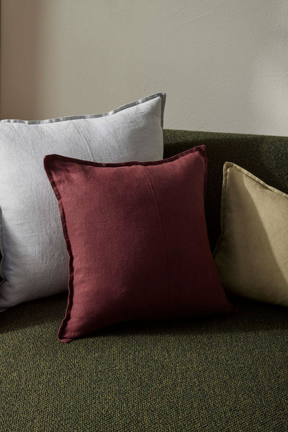 Linen Cushions | Garnet