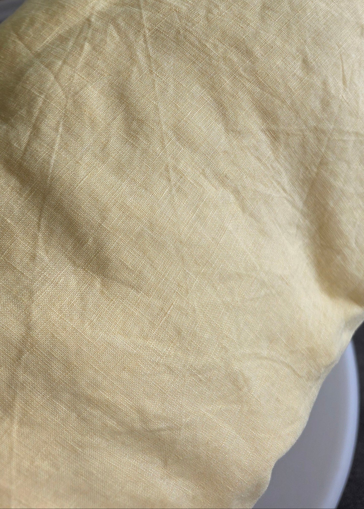 Butter Yellow Linen Duvet Cover - Made in New Zealand