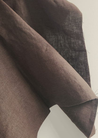Heavy Linen Bedcover - Ethereal Espresso