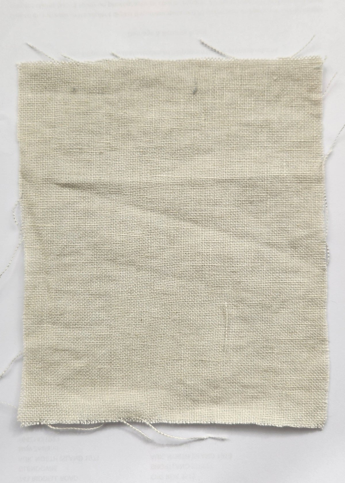 Heavy Linen Bed Cover | Ivory