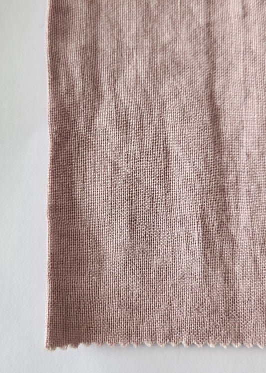 Heavy Linen Bedcover - Blush