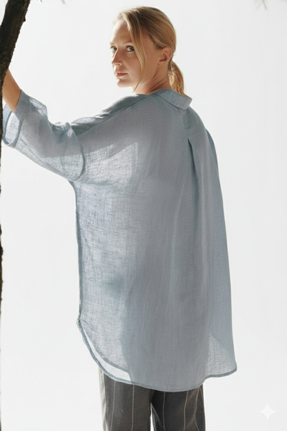 OREGANO Linen Shirt - Allure