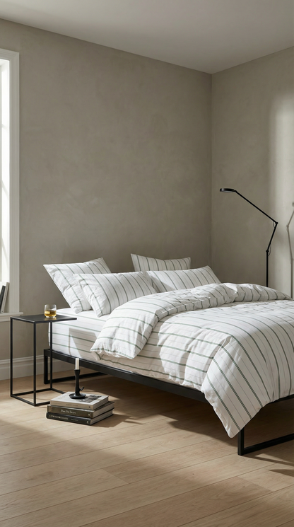 Cape Cod Stripe Duvet Cover Set – Leaf