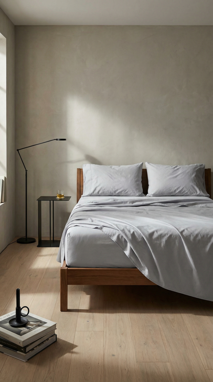 Everyday Cotton Sheet Set | Dove Grey