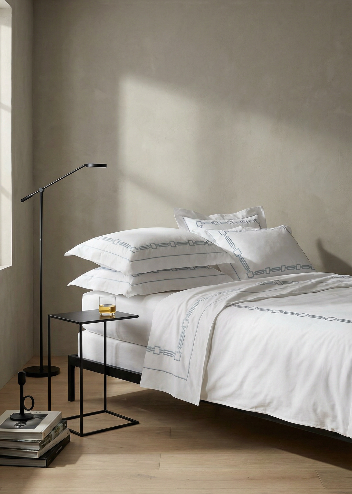 Luxury Ornato Pure Cotton Bedding - 600 TC | Made in Italy