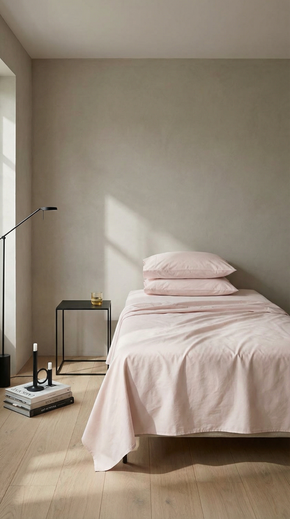 Everyday Cotton Sheet Set | Soft Pink