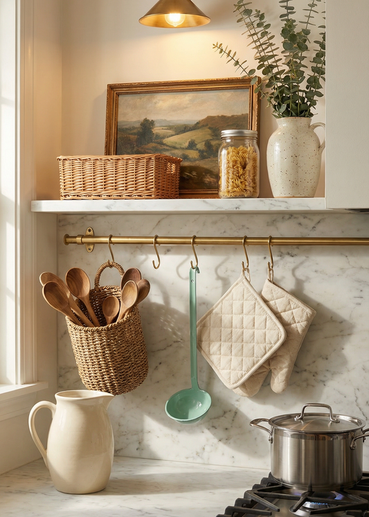 ENAMEL Ladle Taragon - 30cm