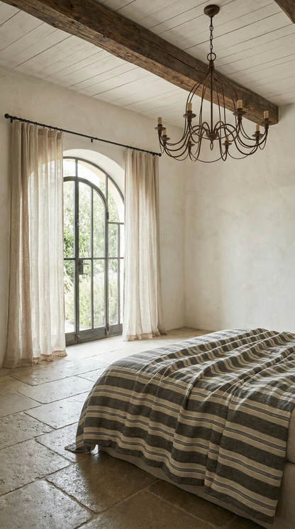 Capri Stripe Duvet Cover | Ash