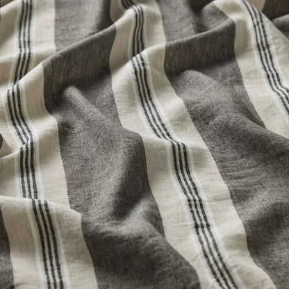 Capri Stripe Duvet Cover | Ash