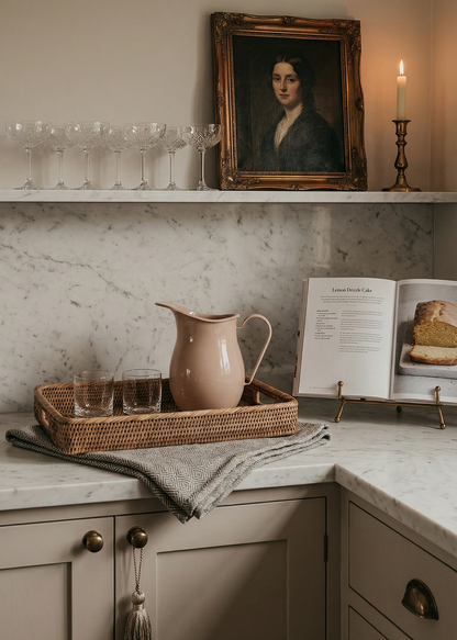 ENAMEL Water Jug - Clay Pink