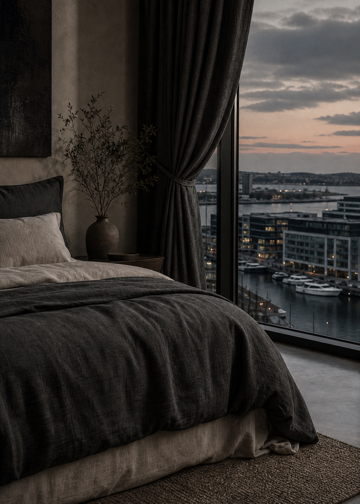 Linen Duvet Cover Set - Riverstone | Made in New Zealand