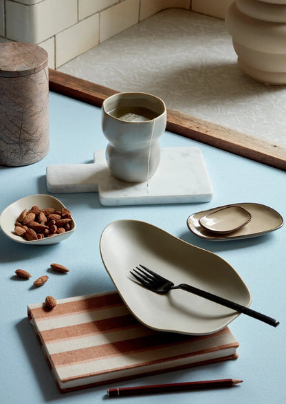 Stoneware Plates |  Taupe