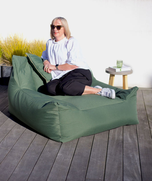 Outdoor Bean Bag Lounger - Olive